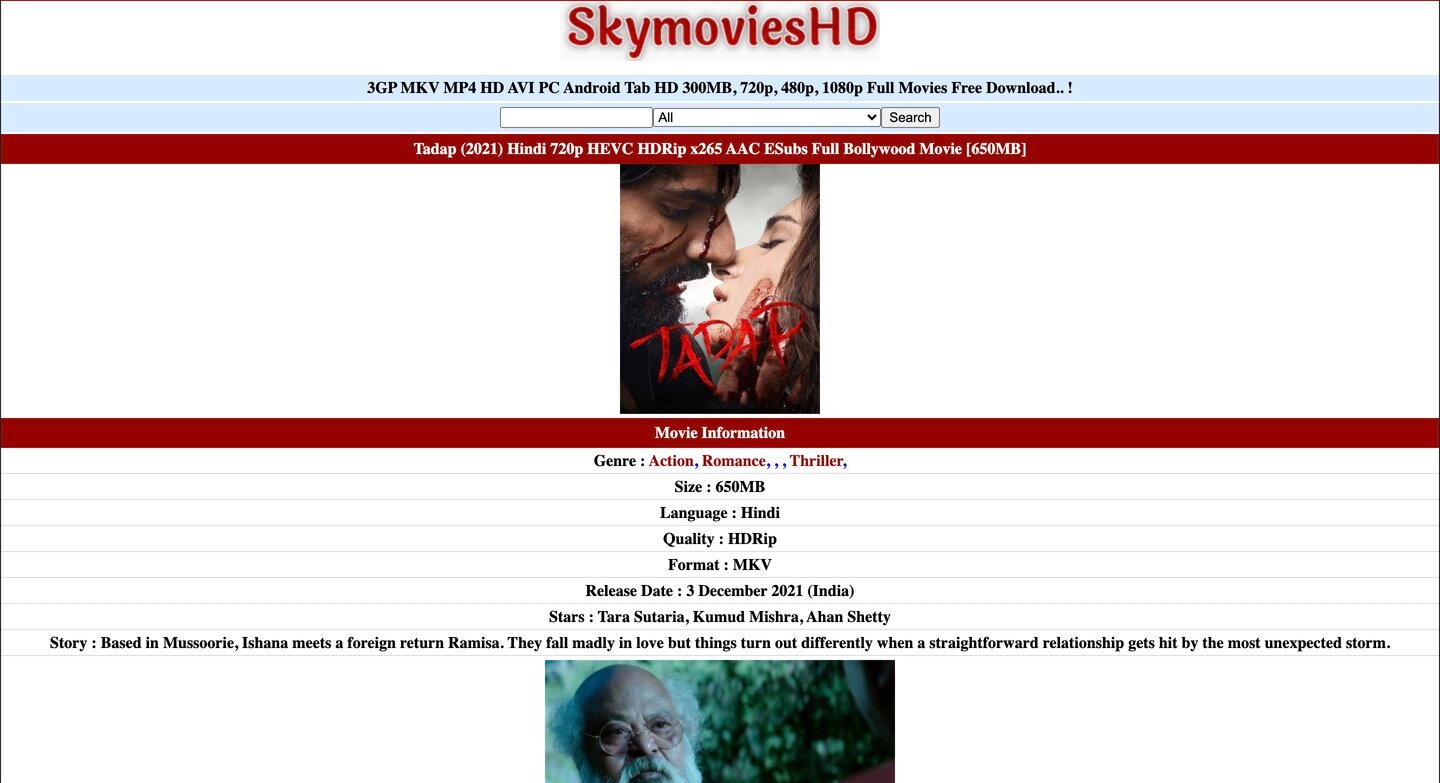 SkymoviesHD Online Free Download Best HD Hollywood Bollywood Movies in Hindi